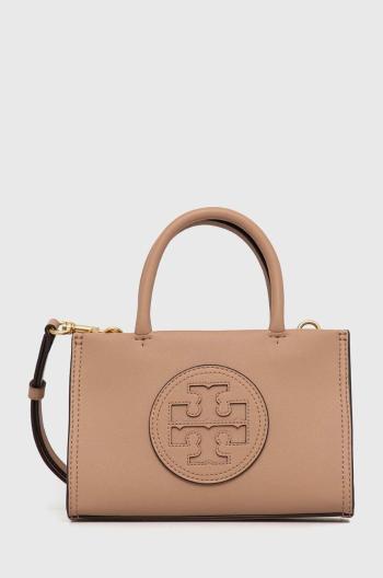 Kabelka Tory Burch béžová barva