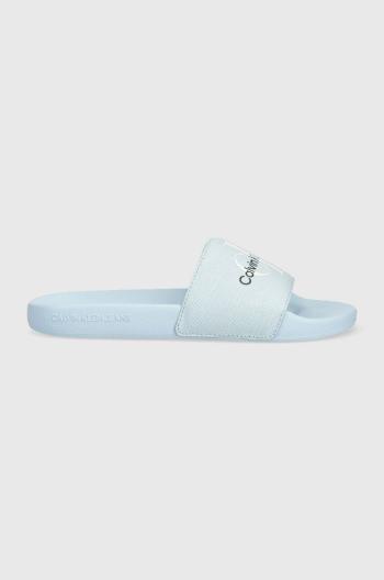 Pantofle Calvin Klein Jeans SLIDE MONOGRAM CO dámské, YW0YW00103