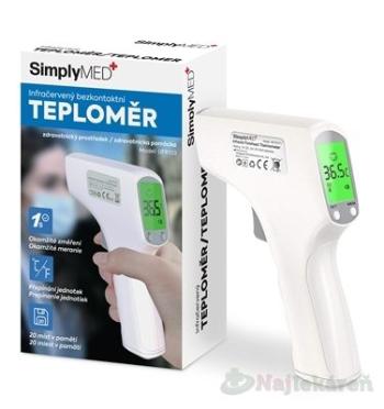 Infračervený teplomer SimplyMED  bezkontaktný