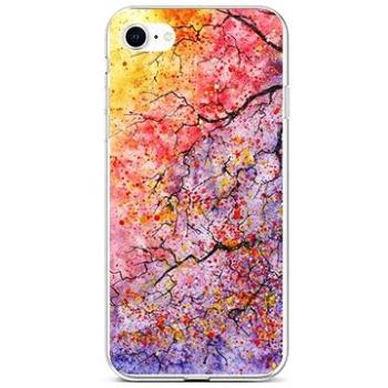 TopQ Kryt iPhone SE 2022 silikon Abstract Tree 73939 (Sun-73939)