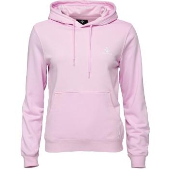 Converse STANDARD UNI FIT  STAR CHEV EMB Női pulóver, rózsaszín, méret