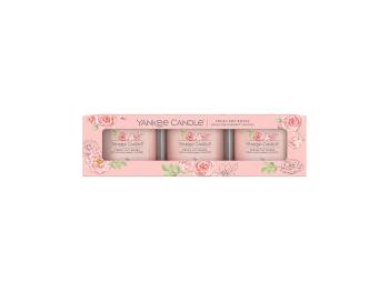 Yankee Candle Sada votivních svíček ve skle Fresh Cut Roses 3 x 37 g