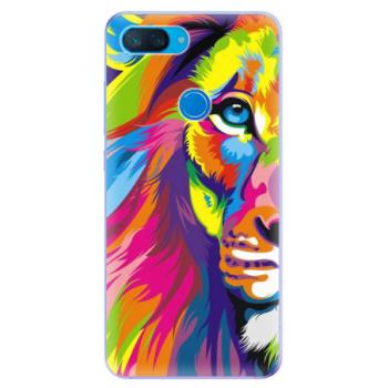 Odolné silikonové pouzdro iSaprio - Rainbow Lion - Xiaomi Mi 8 Lite