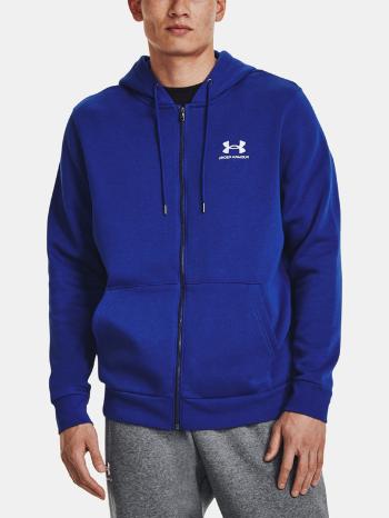 Under Armour UA Essential Fleece FZ Hood Mikina Modrá