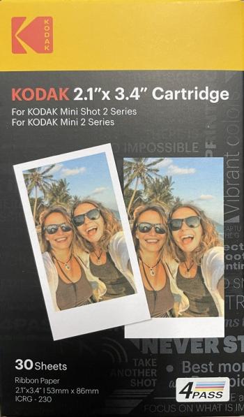 KODAK Cartridge 2,1x3,4'' 30-pack 30 ks Fotopapír