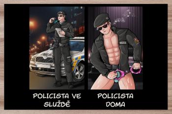 Prostírání Policista doma