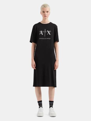 Armani Exchange Šaty Černá