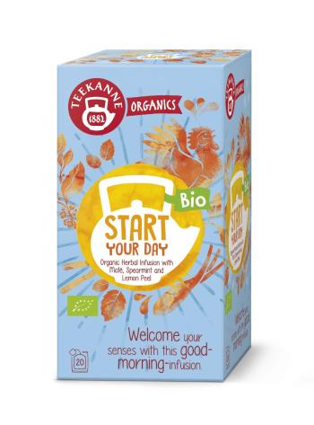 Teekanne Organics BIO Start your day čaj porcovaný 20x1,8 g