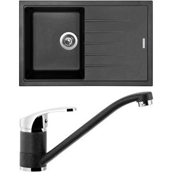 SINKS BEST 780 Pureblack+PRONTO GR (BE78026PRGR26)