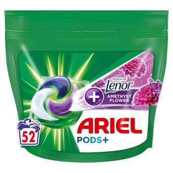 Ariel Touch of Lenor Amethyst Flower Prací kapsle 52 ks