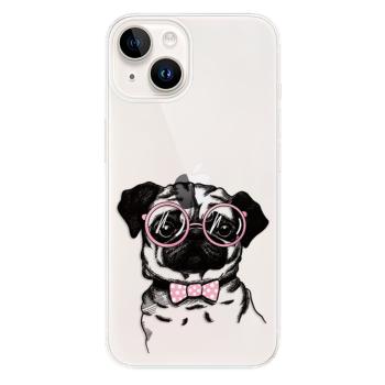 Odolné silikonové pouzdro iSaprio - The Pug - iPhone 15 Plus