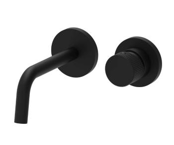 PAFFONI - Jo Umývadlová batéria pod omietku, s telesom, 2-otvorová inštalácia, matná čierna JO105NO70