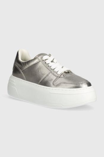 Kožené sneakers boty Marc O'Polo stříbrná barva, 40117043501134 NN2M3066