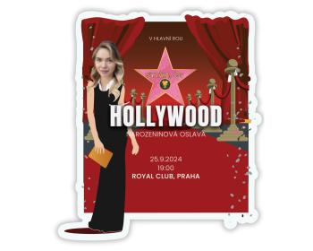 Personal Personalizované pozvánky 6 ks - Hollywood