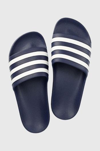 Pantofle adidas pánské, tmavomodrá barva, F35542