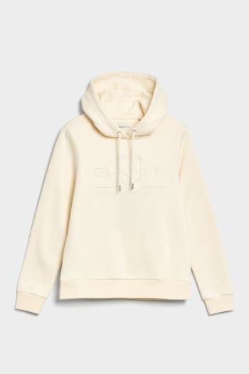 MIKINA GANT REG TONAL SHIELD HOODIE LINEN