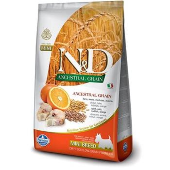 N&D low grain dog adult mini Codfish & Orange 7 kg (8010276036605)