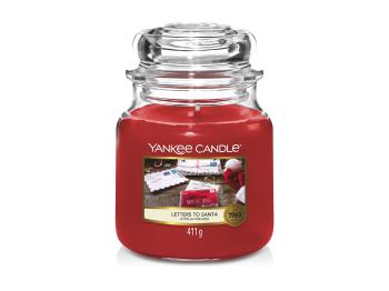 Yankee Candle Lumânare aromată Classic medie Letters to Santa 411 g