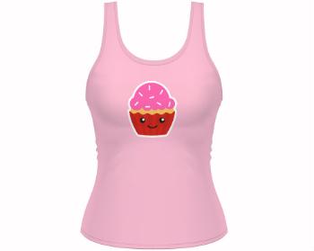 Dámské tílko Tank Top Kawaii cupcake