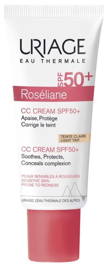 Uriage CC krém pro citlivou pleť se sklonem k začervenání SPF 50+ Roséliane (CC Cream) 40 ml