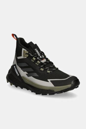 Boty adidas TERREX Free Hiker 2 Gore-Tex pánské, černá barva, lehce zateplené, IH3526