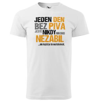 Tričko Den bez piva (Velikost: 2XL, Typ: pro muže)