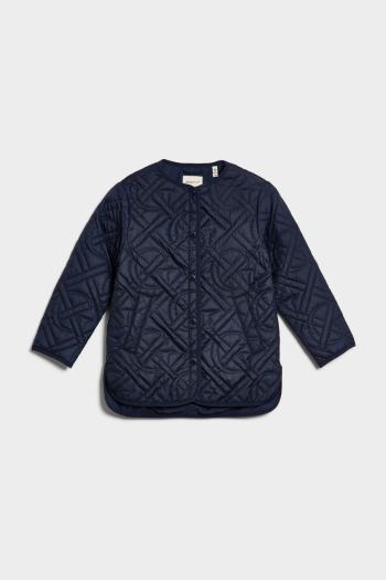 BUNDA GANT MONOGRAM QUILTED LINER JACKET EVENING BLUE