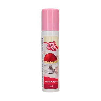 Cakesupplies Barva ve spreji - Metallic Red