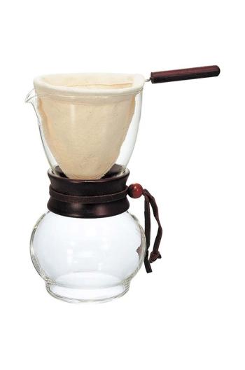 Přepadový set na vaření kávy Hario Woodneck Drip Pot 3 Cup