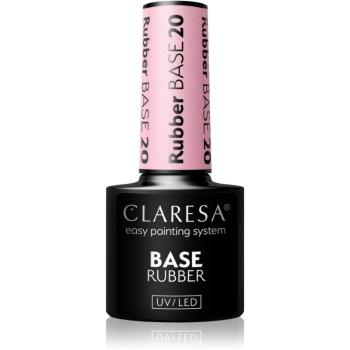 Claresa UV/LED Base Rubber podkladový lak pro gelové nehty odstín 20 5 g