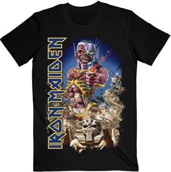 Iron Maiden Tričko Somewhere Back in Time Unisex Black XL