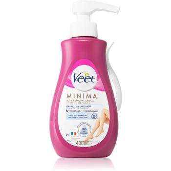 Veet Minima Sensitive Skin crema depilatoare pentru piele sensibila Aloe Vera si Vitamina E 400 ml