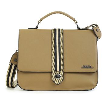 Dámská crossbody kabelka Doca 15700 - béžová