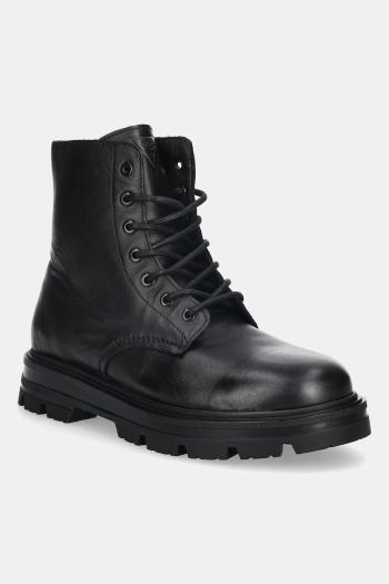 Guess bőr bakancs GARDA fekete, FMFGAD LEA10