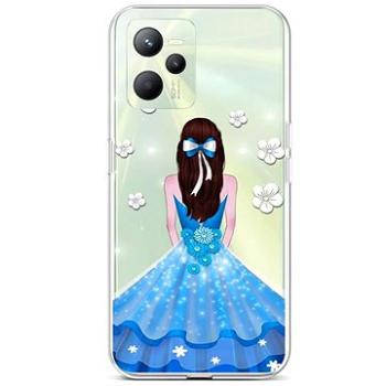 TopQ Kryt Realme C35 Blue Princess 74577 (Sun-74577)