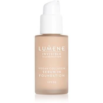 Lumene Invisible Illumination Vegan Collagen Serum in Foundation lehký make-up s vyživujícím účinkem SPF 30 1.5 30 ml