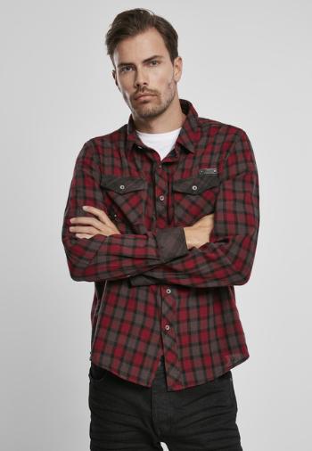Brandit Duncan Checked Shirt red/brown - XXL
