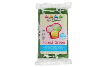 Zelený rolovaný fondant Forest Green (barevný fondán) 250 g - FunCakes