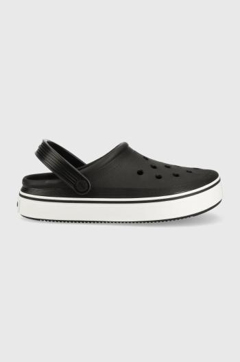 Pantofle Crocs Crocband Clean Clog černá barva, 208371