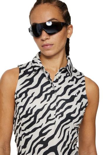 J.Lindeberg Dena Print Sleeveless Tiger Moonbeam S Polo košile