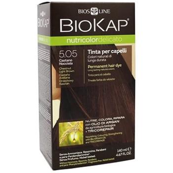 BIOKAP Nutricolor Delicato 5.05 Chestnut Light Brown Gentle Dye 140 ml (8030243010445)