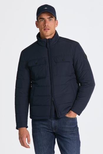 BUNDA GANT CHANNEL QUILTED JACKET EVENING BLUE