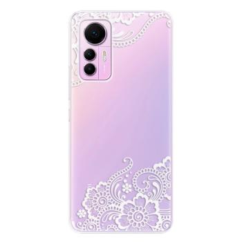 Odolné silikonové pouzdro iSaprio - White Lace 02 - Xiaomi 12 Lite