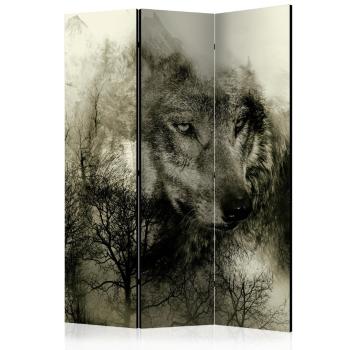 Paraván Mountain Predator (Beige) Dekorhome 135x172 cm (3-dílný)