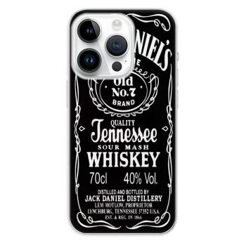 Odolné silikonové pouzdro iSaprio - Jack Daniels - iPhone 15 Pro