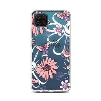 TopQ Samsung A12 silikon Flowers 55819 (Sun-55819)