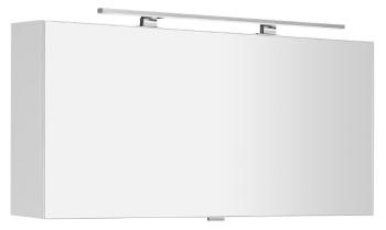 SAPHO CLOE galerka s LED osvětlením 120x50x18cm, bílá CE120-0030