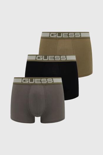 Boxerky Guess JOE 3-pack pánské, zelená barva, U4BG03.K6YW1