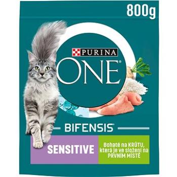 Purina ONE Bifensis Sensitive s krůtím a rýží 800 g (8445290248015)