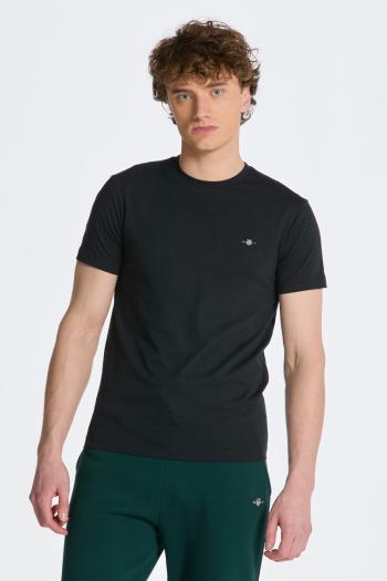 TRIČKO GANT SLIM SHIELD SS T-SHIRT BLACK